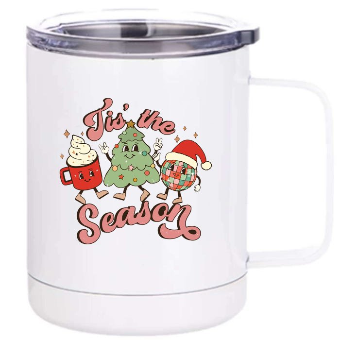 Christmas Tis The Season 12 oz Stainless Steel Tumbler Cup