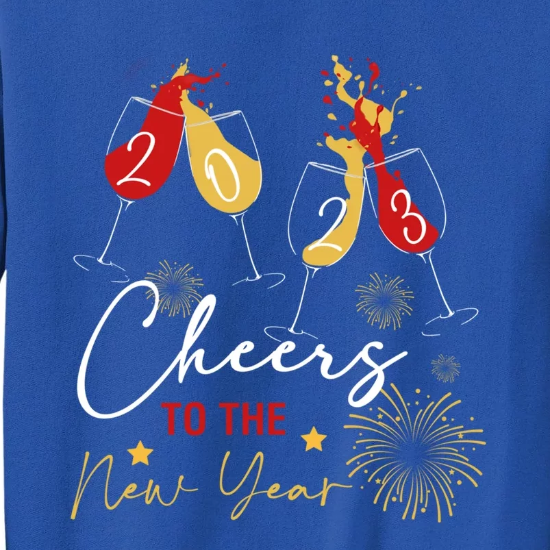 Cheers To The New Year Champagne New Years Eve Nye Party Cool Gift Tall Sweatshirt