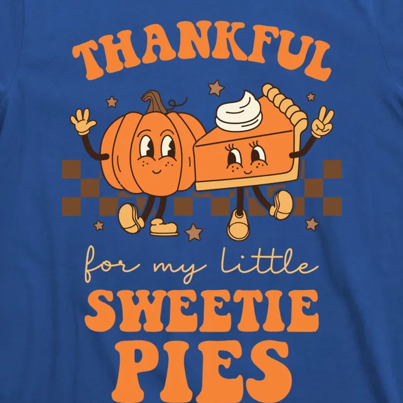 Cute Thanksgiving Teacher Thankful For My Sweetie Pies Mom Gift T-Shirt