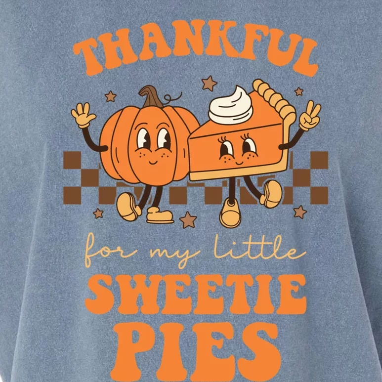 Cute Thanksgiving Teacher Thankful For My Sweetie Pies Mom Gift Garment-Dyed Women's Muscle Tee