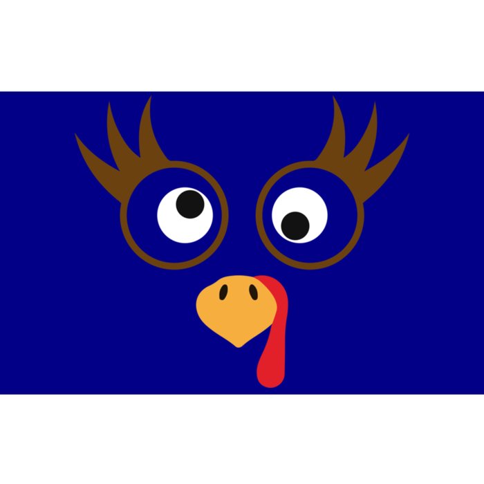 Cute Thanksgiving Turkey Face Turkey Day Great Gift Bumper Sticker