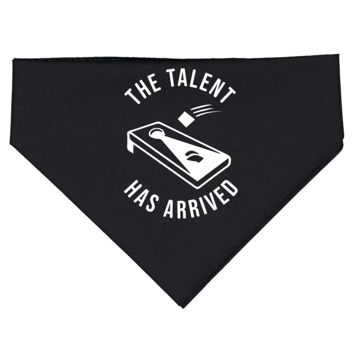 Cornhole The Talent Has Arrived Gift USA-Made Doggie Bandana