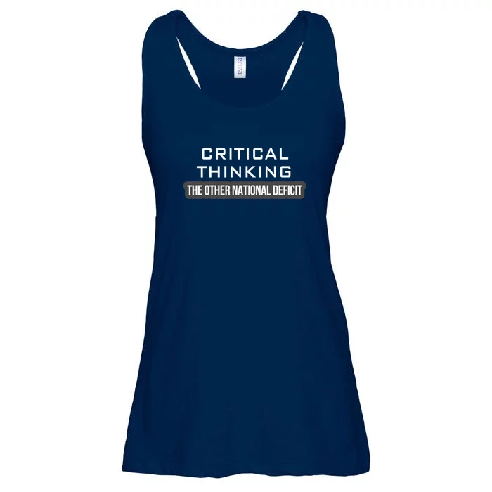 Critical Thinking | The Other National Deficit Ladies Essential Flowy Tank