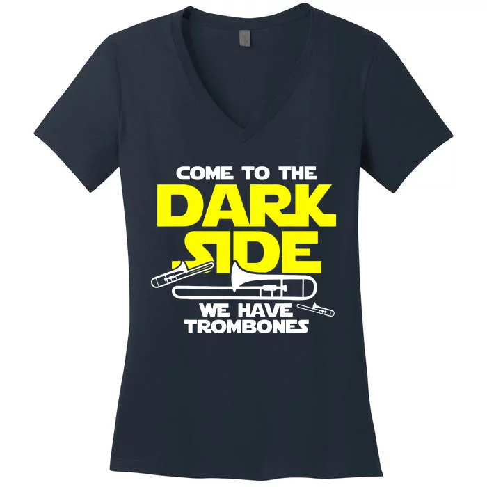 Come To The Dark Side Women's V-Neck T-Shirt