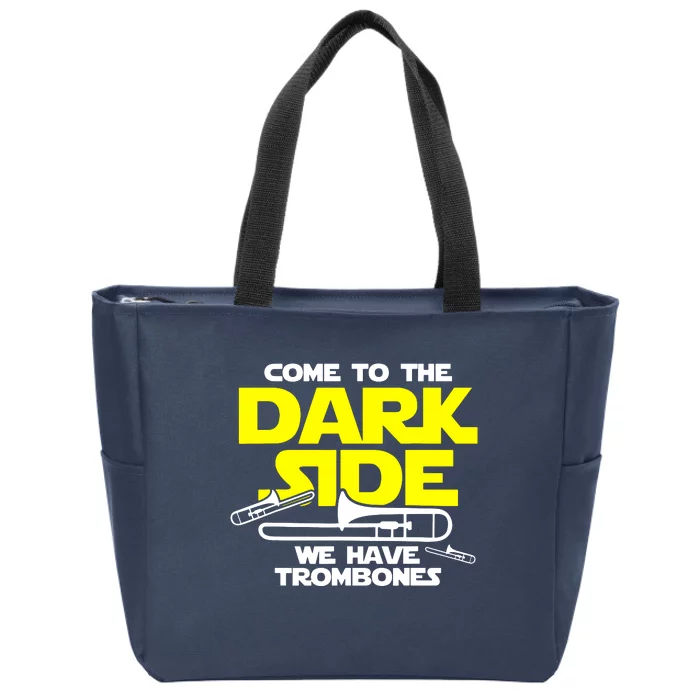 Come To The Dark Side Zip Tote Bag