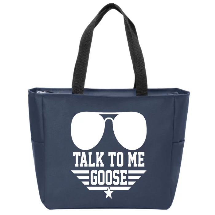 Cool Talk To Me Goose Zip Tote Bag