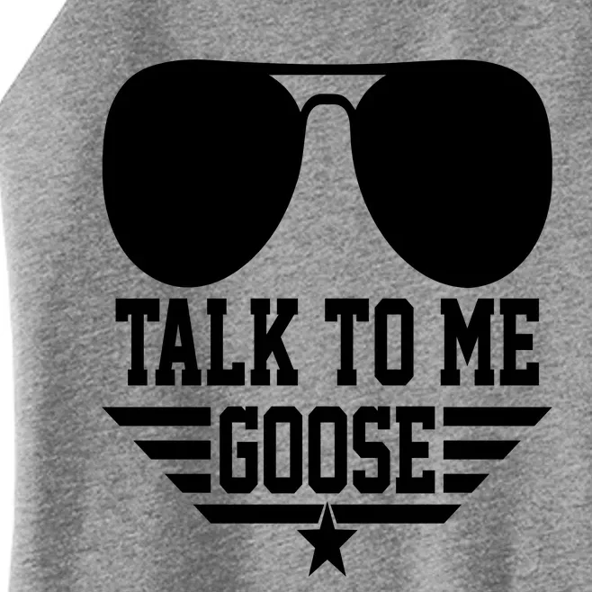 Cool Talk To Me Goose Women’s Perfect Tri Rocker Tank