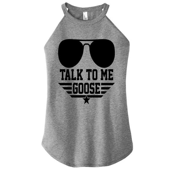 Cool Talk To Me Goose Women’s Perfect Tri Rocker Tank