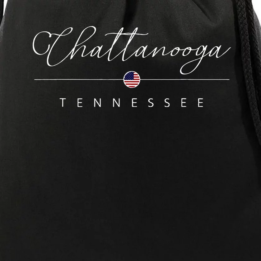 Chattanooga Tennessee Tn On Chattanooga Drawstring Bag