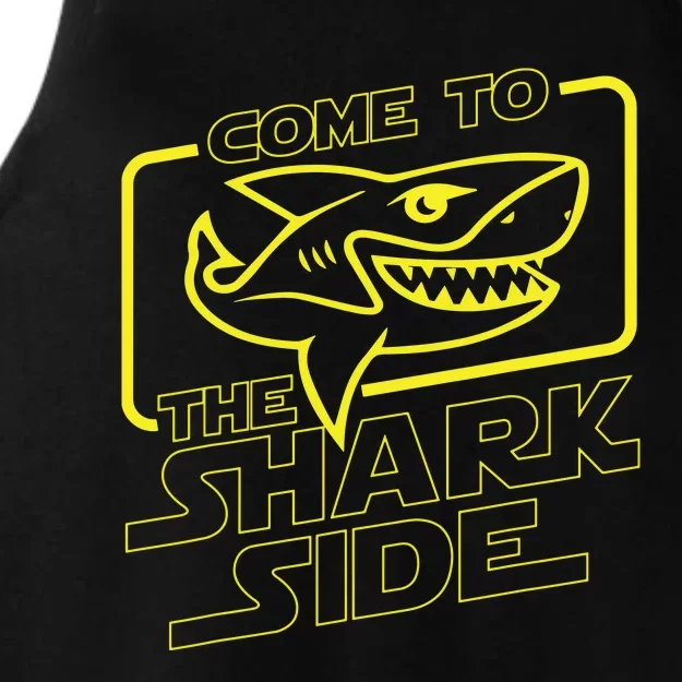 Come To The Shark Side Funny Shark Lover Ocean Wildlife Ladies Tri-Blend Wicking Tank