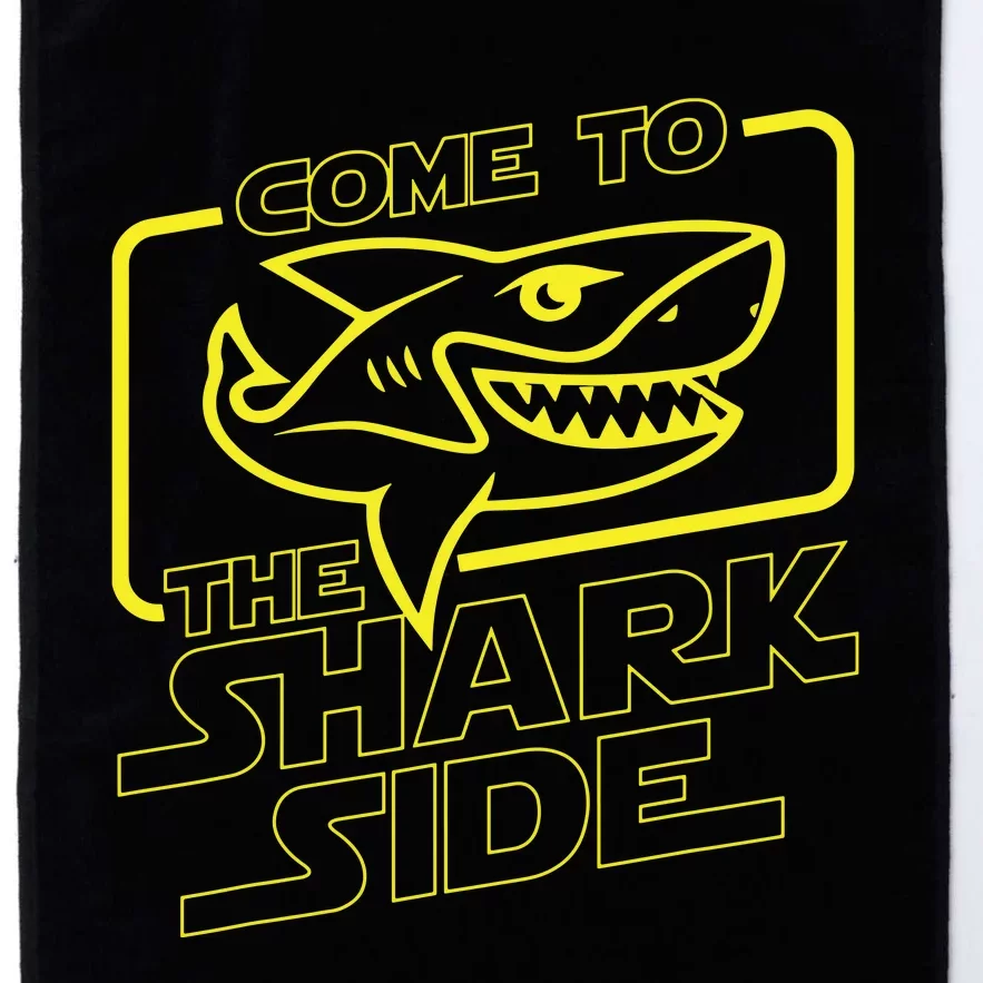 Come To The Shark Side Funny Shark Lover Ocean Wildlife Platinum Collection Golf Towel