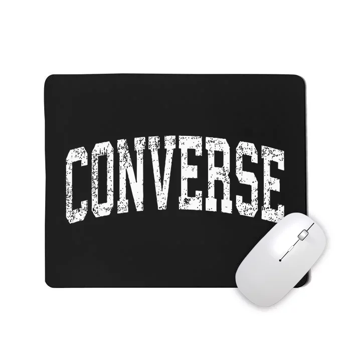 C.O.N.V.E.R.S.E Texas Tx Vintage Athletic Sports Mousepad