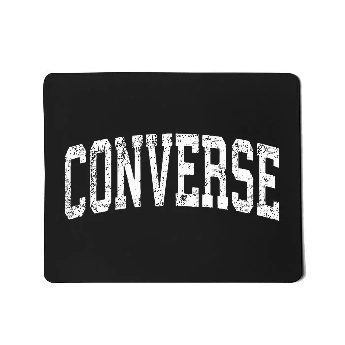 C.O.N.V.E.R.S.E Texas Tx Vintage Athletic Sports Mousepad