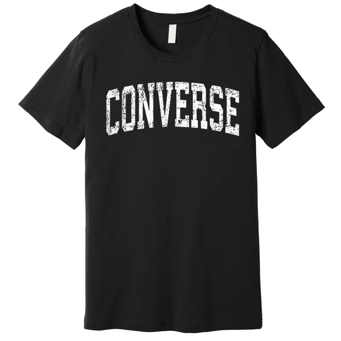 C.O.N.V.E.R.S.E Texas Tx Vintage Athletic Sports Premium T-Shirt