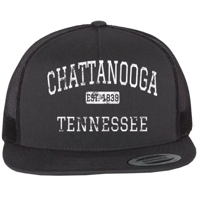 Chattanooga Tennessee TN Vintage Flat Bill Trucker Hat