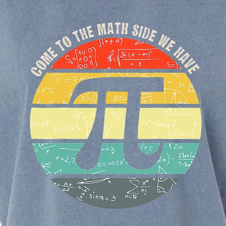 Come To The Math Side We Have Pi Teacher Nerd Geek Pi Day Garment-Dyed Women's Muscle Tee