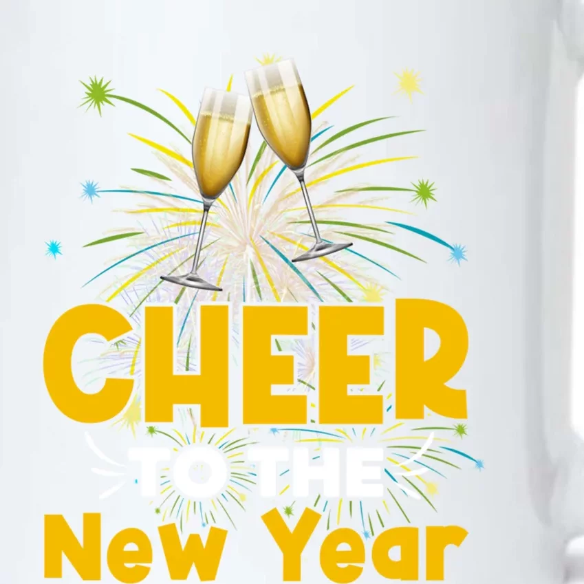 Cheer To The New Year Happy New Year Family Great Gift Black Color Changing Mug