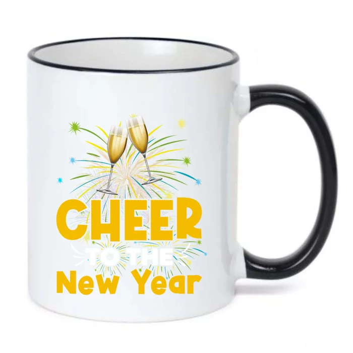 Cheer To The New Year Happy New Year Family Great Gift Black Color Changing Mug