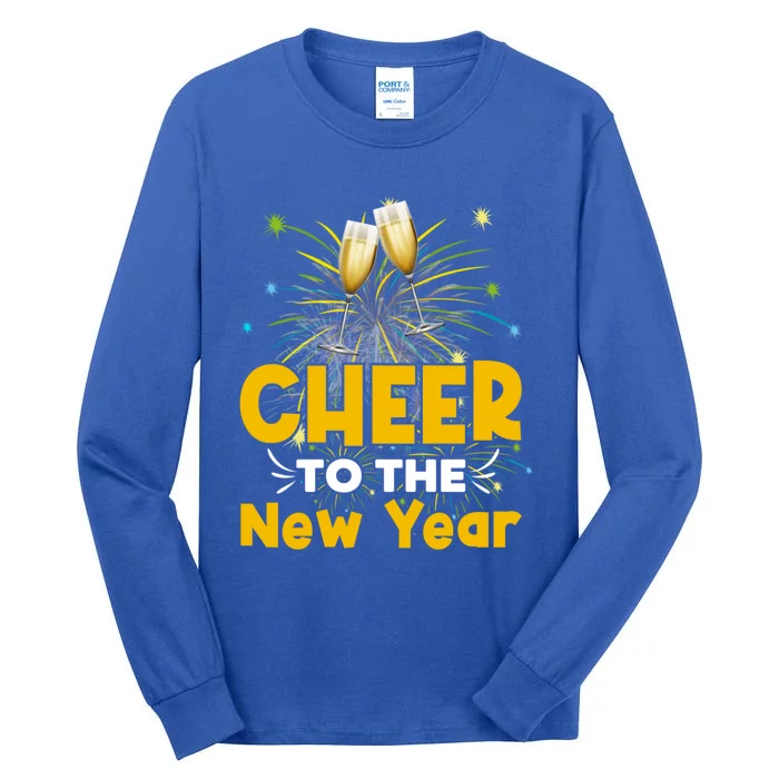 Cheer To The New Year Happy New Year Family Great Gift Tall Long Sleeve T-Shirt