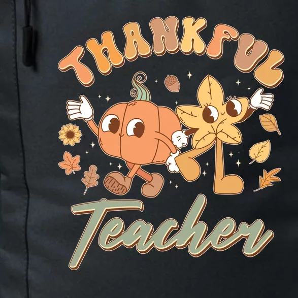 Cute Thanksgiving Thankful Teacher Daily Commute Backpack