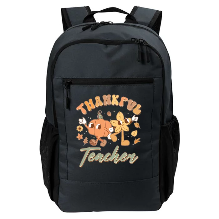 Cute Thanksgiving Thankful Teacher Daily Commute Backpack