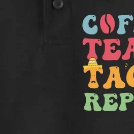 Coffee Teach Tacos Repeat Cinco De Mayo Mexican Dry Zone Grid Performance Polo