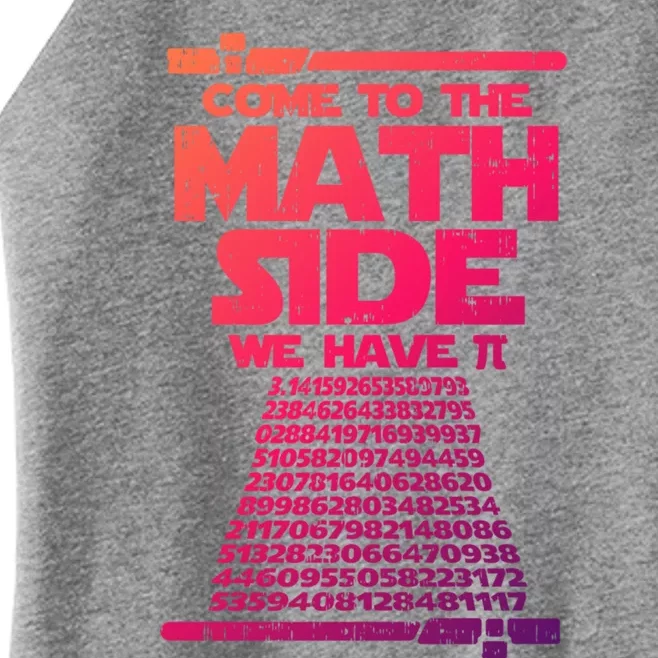 Come To The Math Side We Have Pi Gift 3 14 Day Math Geek Gift Women’s Perfect Tri Rocker Tank