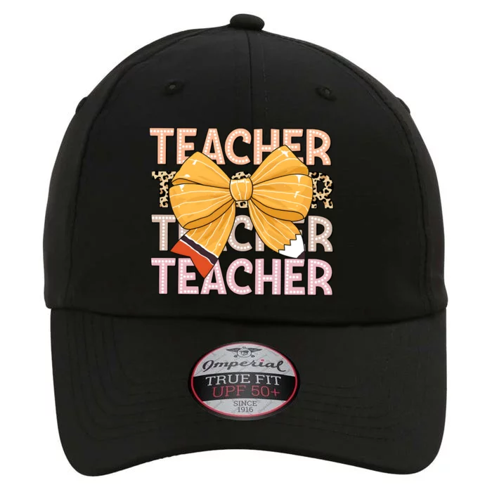 Coquette Teacher Teacher Pencil Coquette Bow The Original Performance Cap