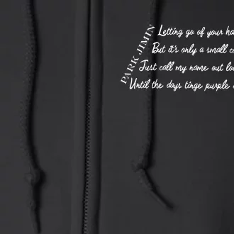 Closer Than This Lyrics Printed Park Jimin Full Zip Hoodie