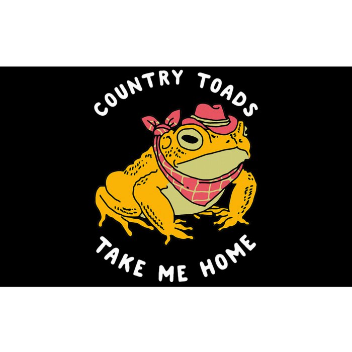 Country Toads Take Me Home Apparel Bumper Sticker