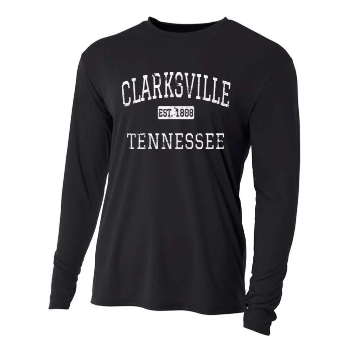 Clarksville Tennessee Tn Vintage Cooling Performance Long Sleeve Crew