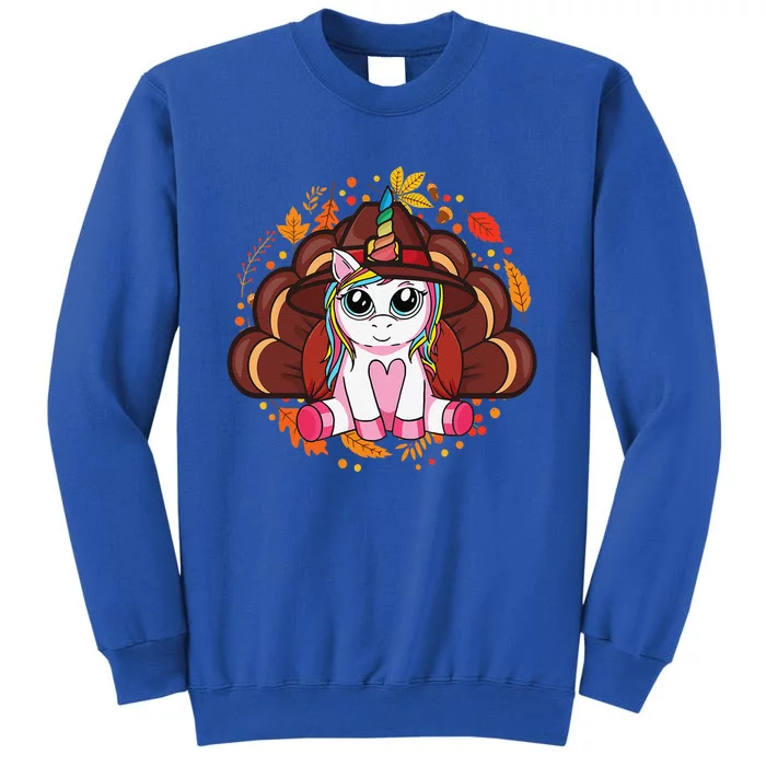 Cute Thanksgiving Turkey Unicorn Sweatshirt