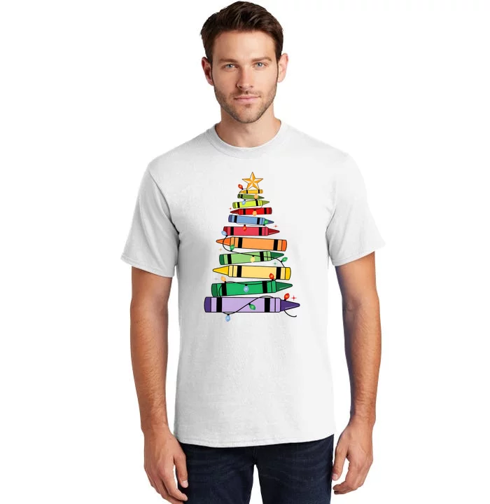 Christmas Tree Teacher School Holiday Season Tall T-Shirt