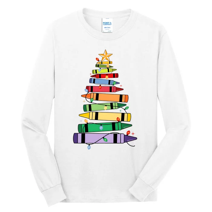 Christmas Tree Teacher School Holiday Season Tall Long Sleeve T-Shirt