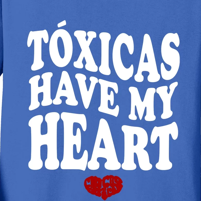 Chicos Toxicos TóXicas Have My Heart Kids Long Sleeve Shirt