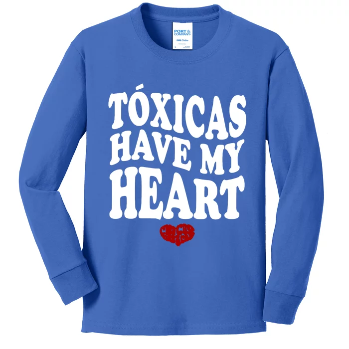 Chicos Toxicos TóXicas Have My Heart Kids Long Sleeve Shirt