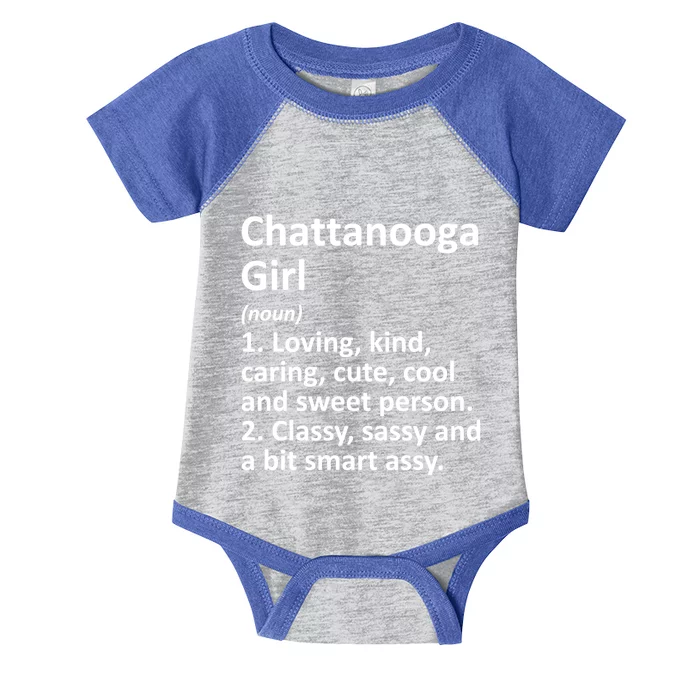 Chattanooga Tn Tennessee Funny City Home Roots Gift Infant Baby Jersey Bodysuit