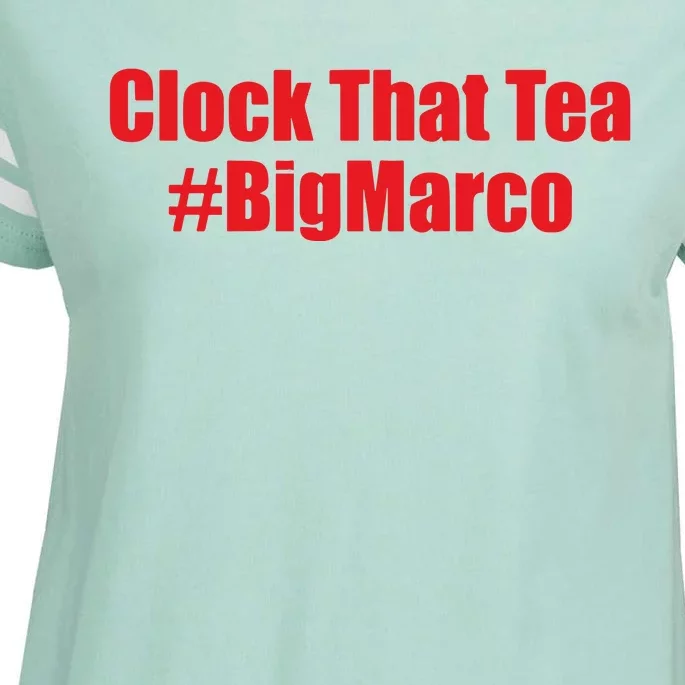 Clock That Tea #Bigmarco Enza Ladies Jersey Football T-Shirt