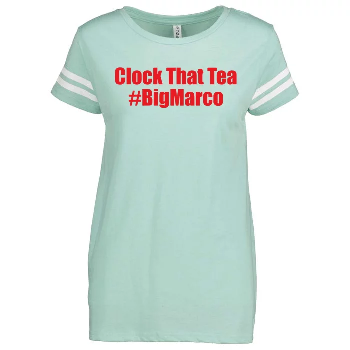 Clock That Tea #Bigmarco Enza Ladies Jersey Football T-Shirt