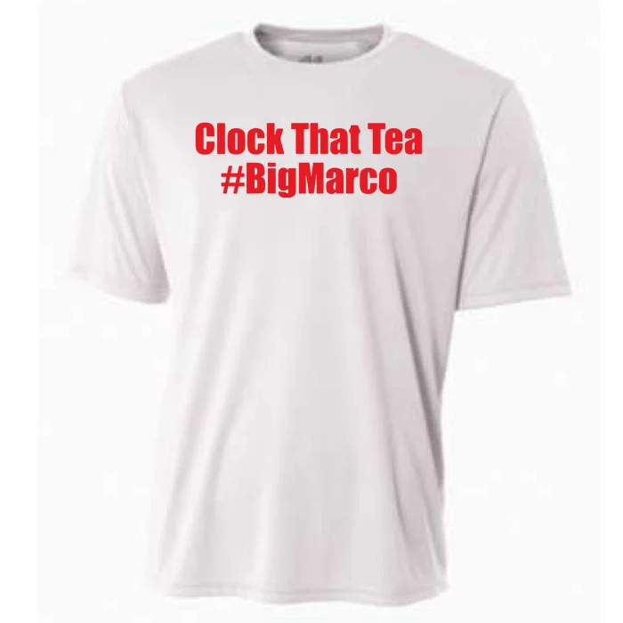 Clock That Tea #Bigmarco Cooling Performance Crew T-Shirt