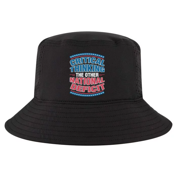 Critical Thinking The Other National Deficit Cool Comfort Performance Bucket Hat