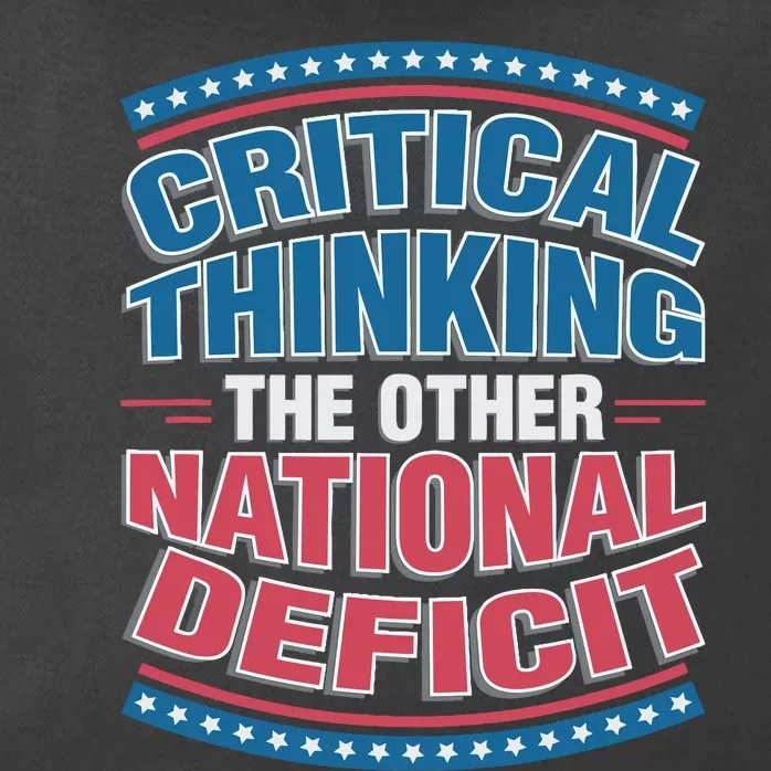 Critical Thinking The Other National Deficit Zip Tote Bag