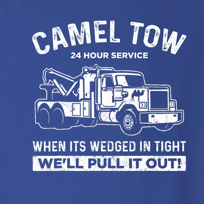 Camel Towing Tow Truck Humor Camel Towing Toddler Long Sleeve Shirt