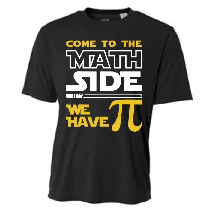 Come To The Math Side We Have Pi Math Pi Day Teacher Cooling Performance Crew T-Shirt