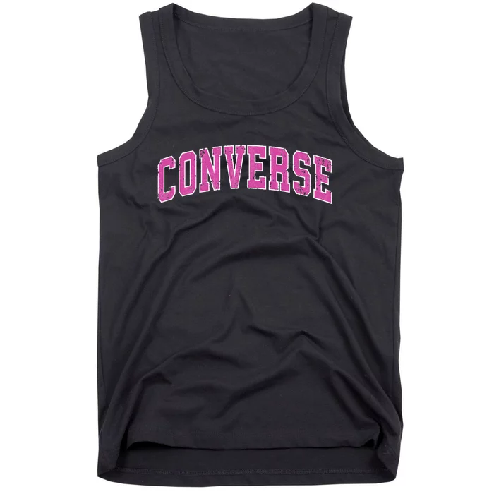 Converse Texas TX Vintage Sports Design Pink Design Tank Top