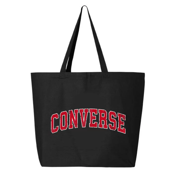 Converse Texas TX Vintage Sports Design Red Design 25L Jumbo Tote