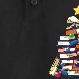 Christmas Tree Teachers Love Reading Books Librarian Nerds Dry Zone Grid Performance Polo