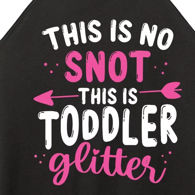 Childcare Teacher This Is No Snot Daycare Provider Women’s Perfect Tri Rocker Tank