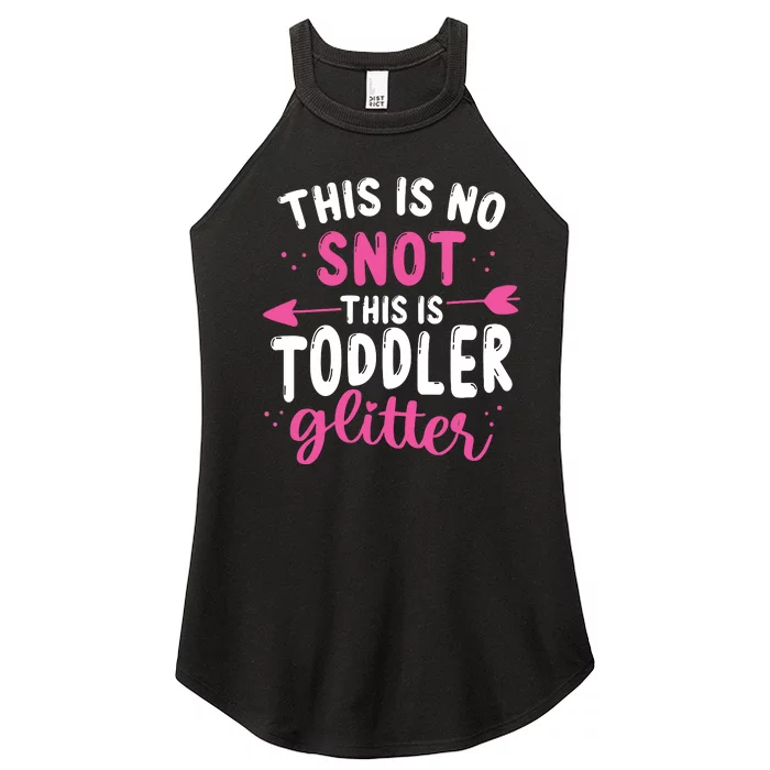 Childcare Teacher This Is No Snot Daycare Provider Women’s Perfect Tri Rocker Tank