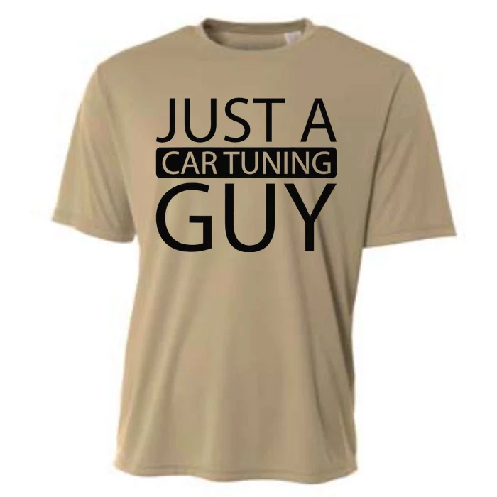 Car Tuning Tuner Mechanic Garage Just A Car Tuning Guy Cooling Performance Crew T-Shirt